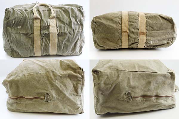 40s 米軍 U.S.NAVY パラシュート トラベリングバッグ☆キットバッグ 