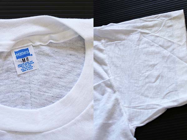 ハードウェア別売り 10枚 デッドストック 70s hanes USA製 無地Tシャツ 