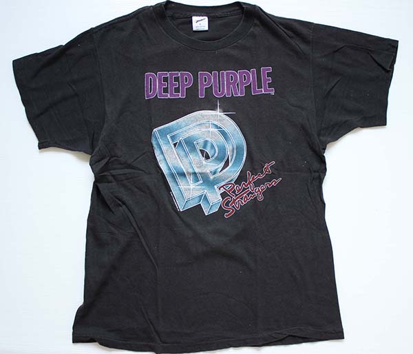 80s USA製 DEEP PURPLEディープパープル コットンTシャツ L 