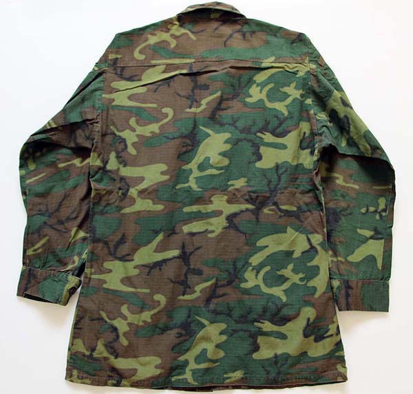 60s 米軍 U.S.ARMY ERDL グリーンリーフカモ ジャングルファティーグジャケット S-R - Sixpacjoe Web Shop