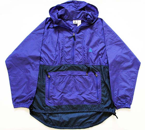 90s NIKEナイキ acg 切り替え ナイロン アノラックパーカー XL