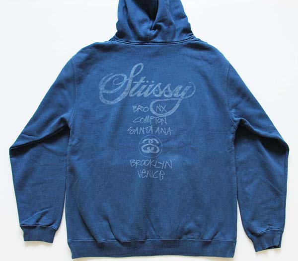 USA製 STUSSYステューシー ワールドツアー スウェットパーカー - Sixpacjoe Web Shop