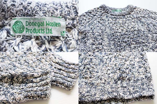 アイルランド製 Donegal Woollen リネン×コットンニット セーター ...
