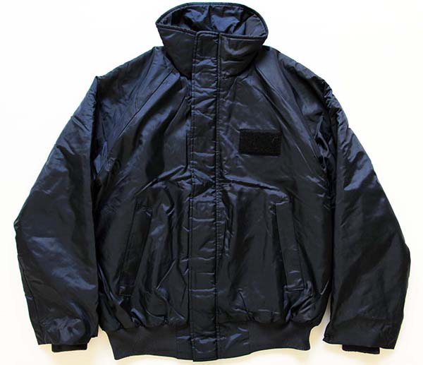 米軍 U.S.NAVY ナイロン デッキジャケット 紺 M - Sixpacjoe Web Shop