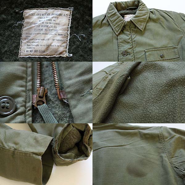 70s 米軍 U.S.NAVY A-2 デッキジャケット M - Sixpacjoe Web Shop