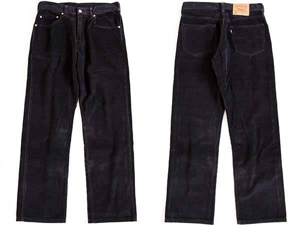 90s Levi'sリーバイス 505 コーデュロイパンツ 黒 w32 L32 - Sixpacjoe ...