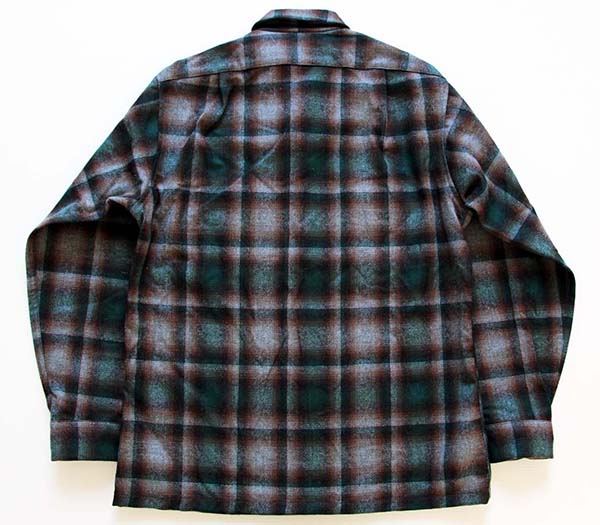 90s 00s PENDLETON ペンドルトン 長袖チェックウールシャツ