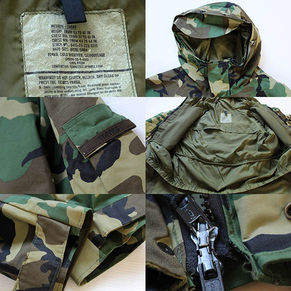 90s 米軍 U.S.ARMY ECWCS GEN1 ウッドランドカモ GORE-TEXゴアテックス