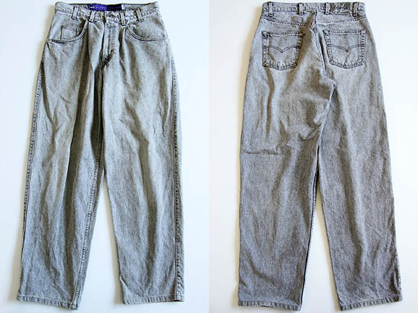 90s Levi'sリーバイス silverTabシルバータブ BAGGY グレー デニム 