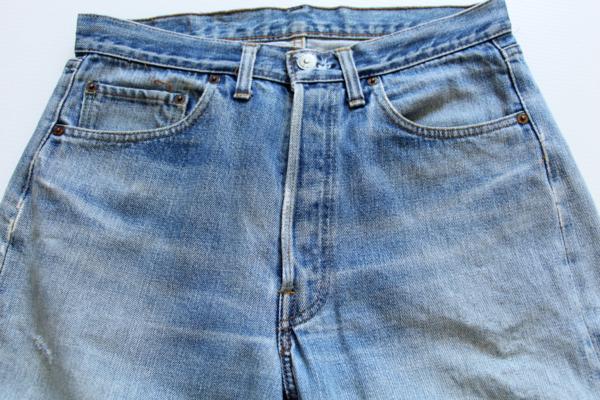 【極上色落ち!!】70s Levi's 501 66前期 デニムパンツ W33