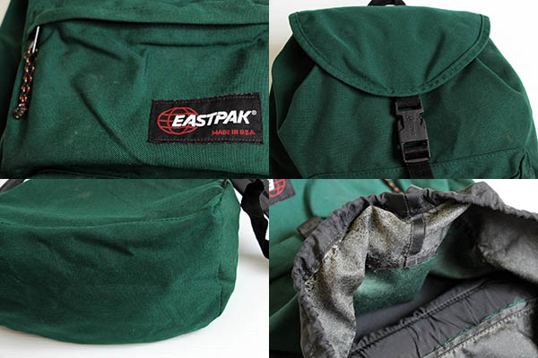 USA製 希少 EASTPAK 90s イーストパック リュック バッグ 緑