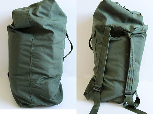 90s 米軍 US ポケット付き 2WAY ナイロン ダッフルバッグ