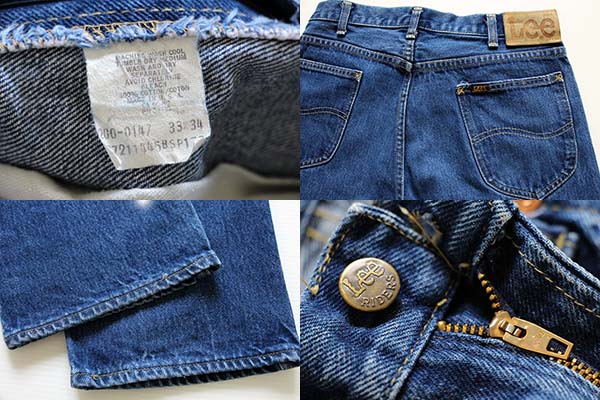 LEE VINTAGE 80s 200-0147 DENIM SCOVIL