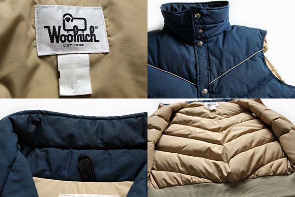 ゆき丈89センチです70s woolrich ウールリッチ　ダウンジャケット　ベージュ