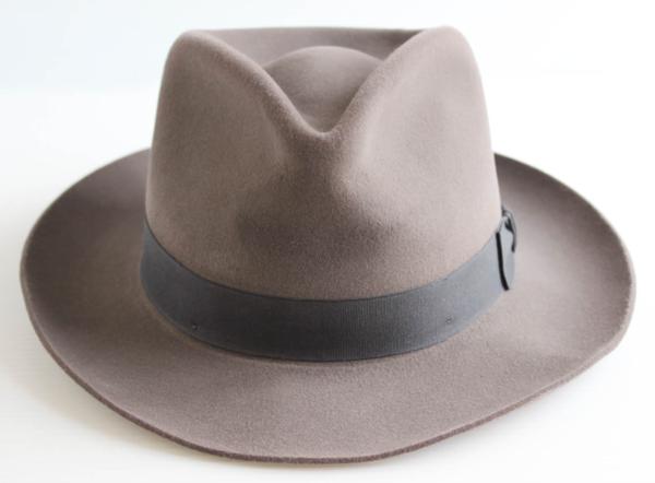 STETSONステットソン フェルト フェドラハット グレー 7 1/8 