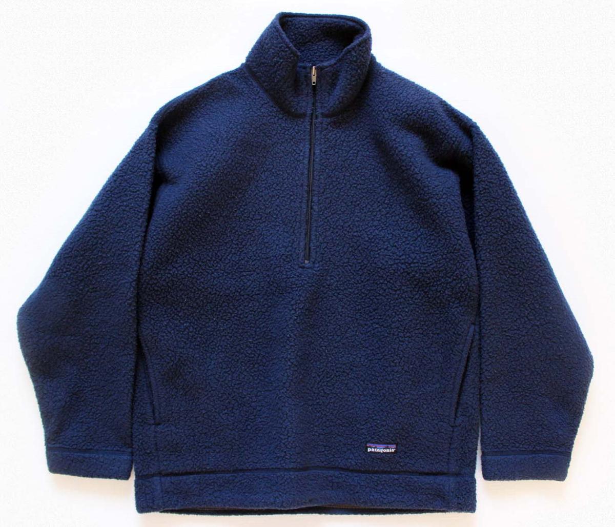 90s USA製 patagoniaパタゴニア ハーフジップ プルオーバー フリース ...