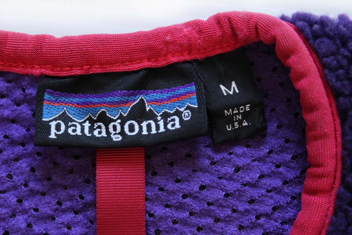 90s USA製 patagoniaパタゴニア ベビーレトロ パドリング プルオーバー 