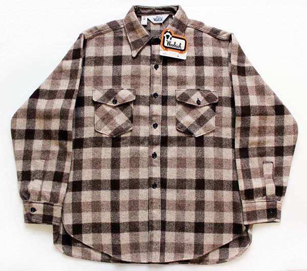 デッドストック☆70s USA製 Woolrichウールリッチ ブロックチェック