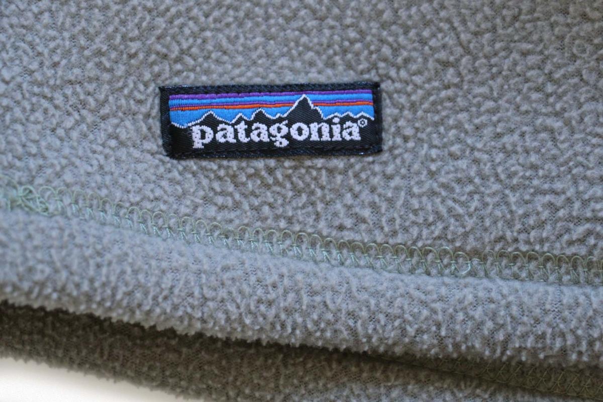 90s USA製 patagoniaパタゴニア シンプルベスト セージブラッシュ S