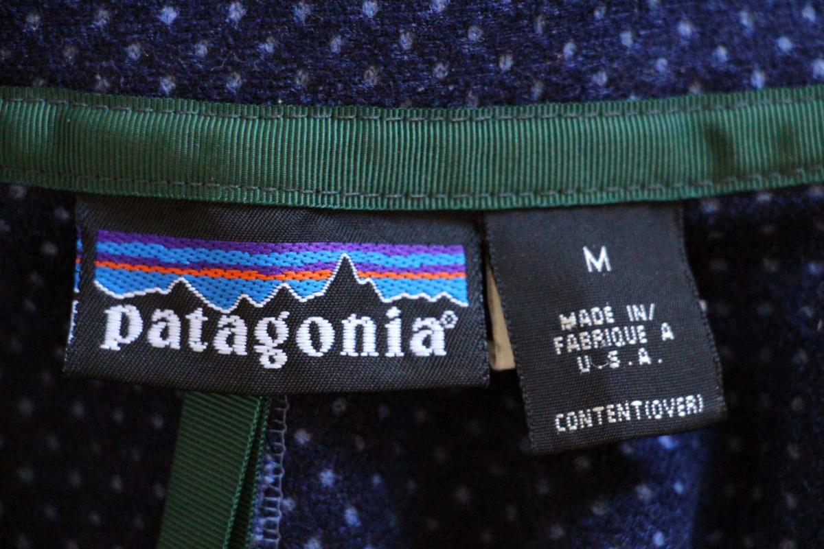 90s USA製 patagoniaパタゴニア レトロカーディガン フリース