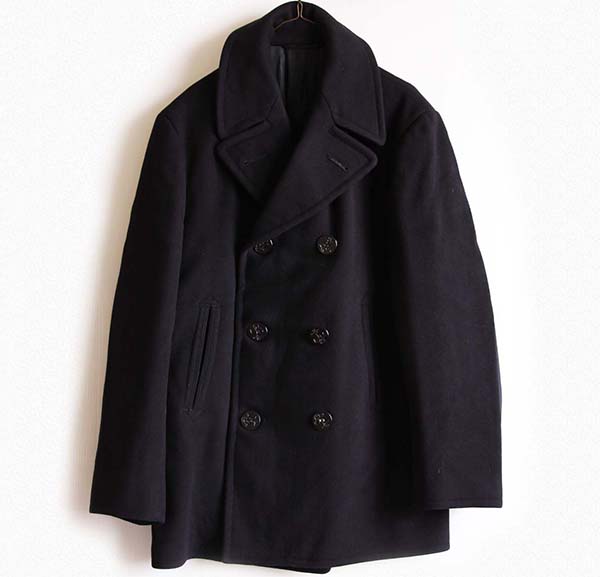 60s 米軍 U.S.NAVY 8ボタン ピーコート 38 - Sixpacjoe Web Shop