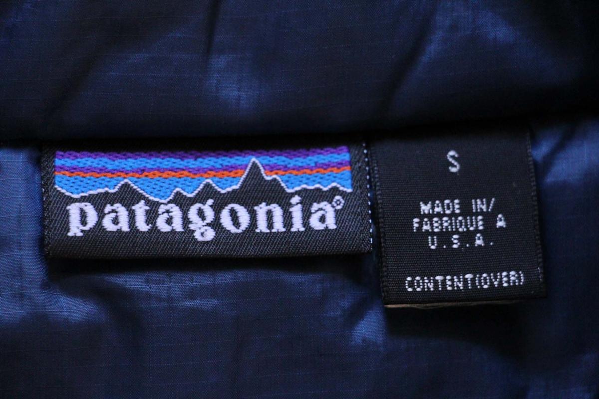 90s USA製 patagoniaパタゴニア パフボールベスト 黒 S