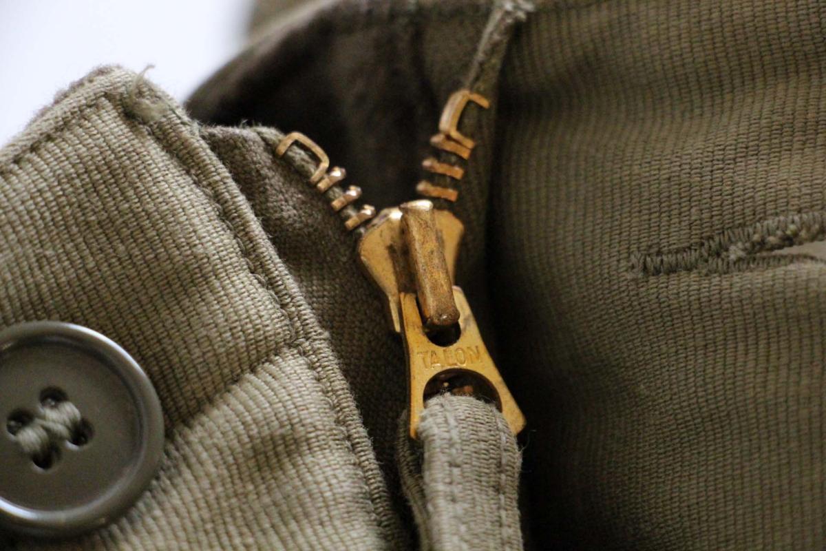 40s 米軍 U.S.NAVY N-1 デッキパンツ オリーブドラブ M