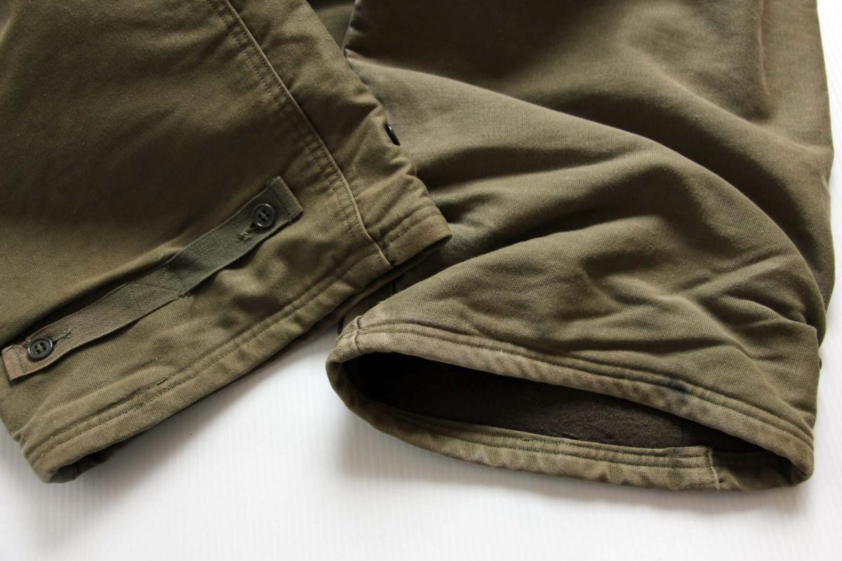 40s 米軍 U.S.NAVY N-1 デッキパンツ オリーブドラブ M