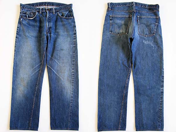 60s USA製 LEVI'Sリーバイス 505 BIGE タイプ 耳付き デニムパンツ