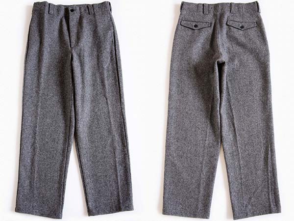 Woolrichウールリッチ ウールパンツ グレー 34 - Sixpacjoe Web Shop