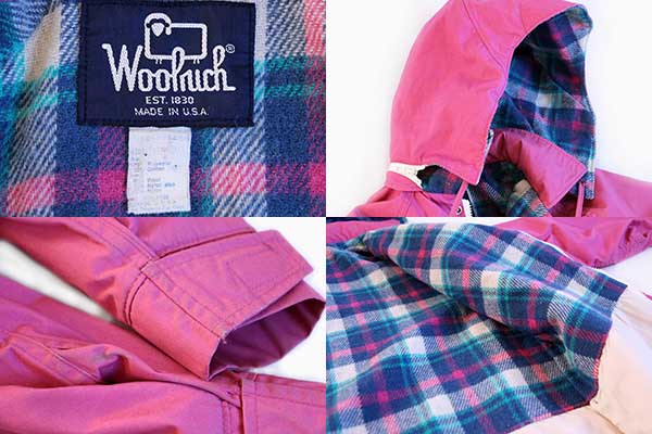 80s USA製 Woolrichウールリッチ ウールライナー マウンテン