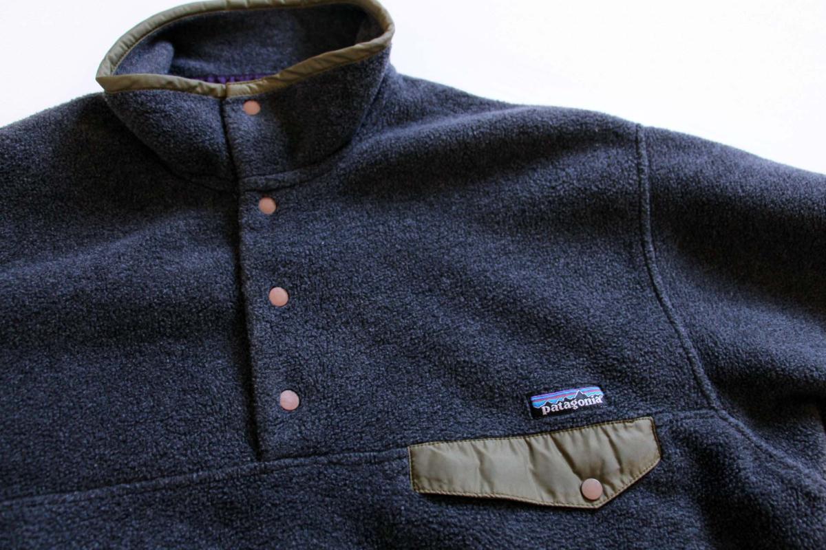 90s USA製 Patagonia パタゴニア シンチラ スナップT フリース