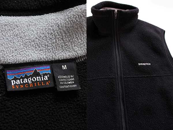 00s patagoniaパタゴニア シンチラフリース ベスト 黒 M - Sixpacjoe Web Shop