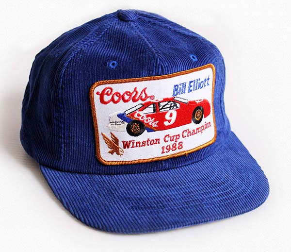 【80s】 米国製　太畝コーデュロイ　Coors beer プロモキャップ