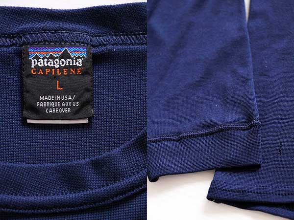 90s USA製 patagoniaパタゴニア CAPILENEキャプリーン アンダー