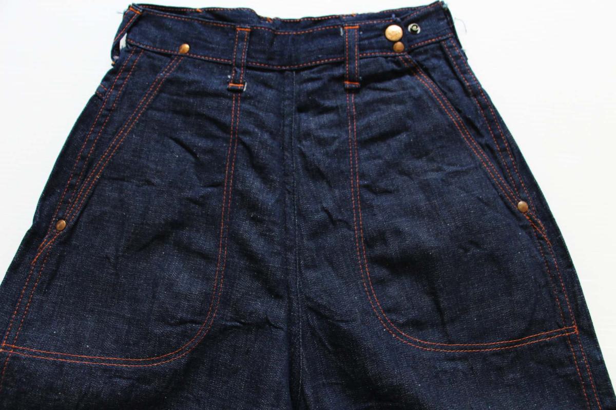 デッドストック☆50s Jeanies BLUE BELL インディゴ デニム ランチ