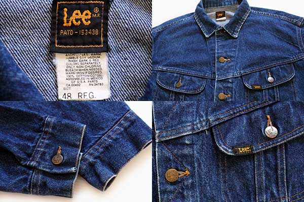 90s Leeリー 220 デニムジャケット 4ポケット 48REG - Sixpacjoe Web Shop