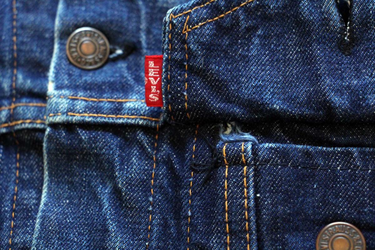 60s USA製 LEVI'Sリーバイス 70505 BIGE デニムジャケット