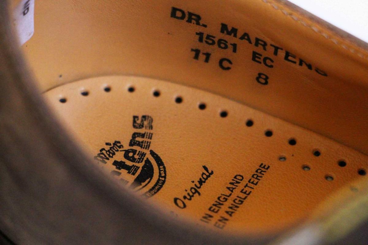英国製 DR.MARTENSドクターマーチン 4ホール ヌバック レザーシューズ