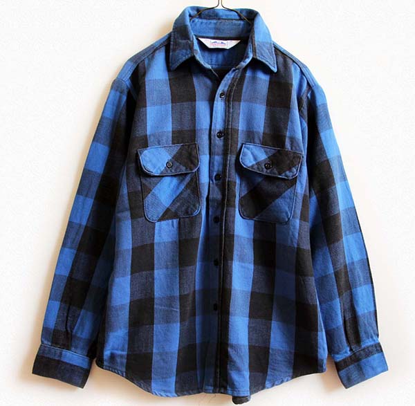 FIVE BROTHER DAKOTA Flannel Shirts 80s M