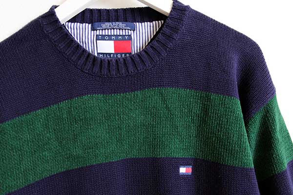 大人も着やすいシンプルファッション ハーフジップ TOMMY HILFIGER