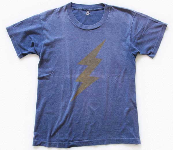 Vintage USA Thunder Cougar Lightning Tee Black T-Shirt AOP
