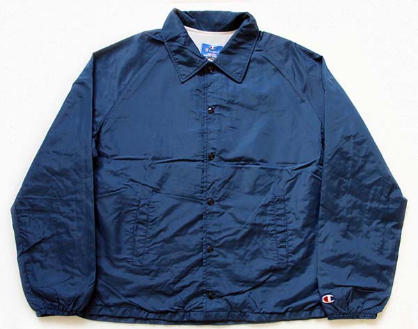 USA製 コーチジャケット ナイロン ブルー ジャケット  90s 企業ロゴ
