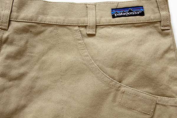 80sデッドストック patagoniaパタゴニア コットン スタンドアップ ショーツ タン w38★ショートパンツ - Sixpacjoe