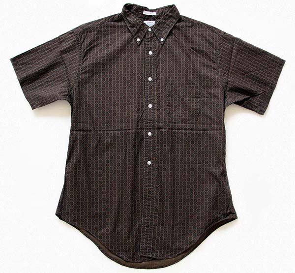 60s PENNEY'S TOWNCRAFT 総柄 三点留め ボタンダウン 半袖 60s PENNEY'S TOWNCRAFT 総柄 三点留め ボタンダウン 半袖