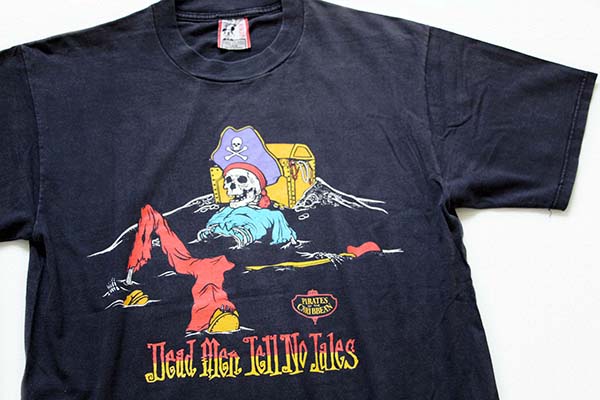 90s USA製 Disneyディズニー PIRATES OF THE CARIBBEAN Dead Men Tell ...