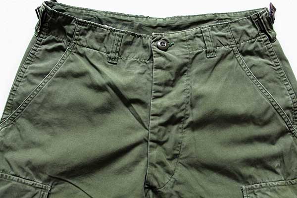 60s 米軍 U.S.ARMY ジャングルファティーグパンツ ノンリップ 3rd S-S