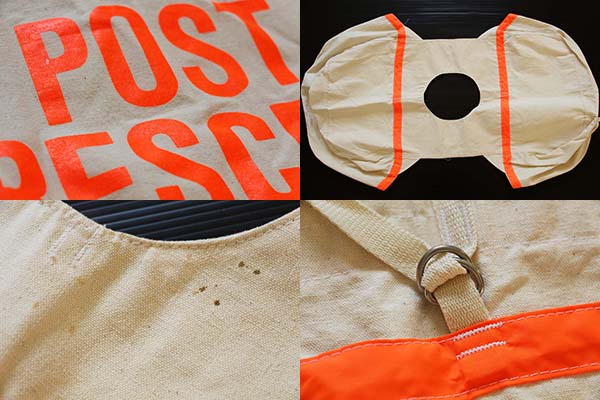 ビンテージ POST CRESCENT キャンバス ニュースペーパーバッグ