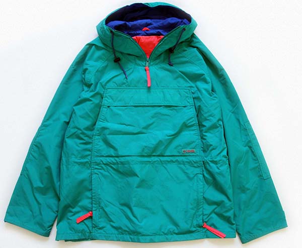 90s Columbiaコロンビア ナイロン マウンテンパーカー エメラルド XL - Sixpacjoe Web Shop