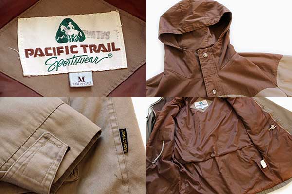80s PACIFIC TRAIL ツートン ヨーク切り替え マウンテンパーカー